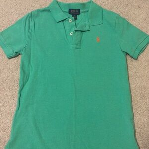 Green RL polo